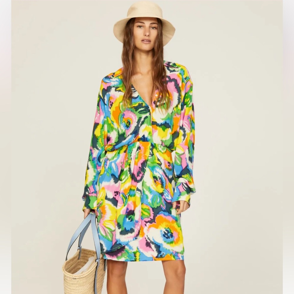 Essentiel Antwerp Colorful Floral Dress